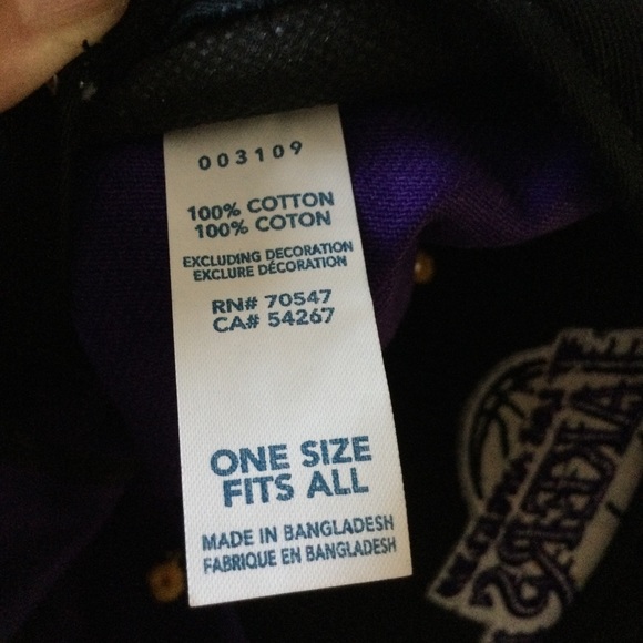 FAN FAVORITES LOS ANGELES LAKERS BASEBALL CAP PURPLE AND GOLD OS NWOT - Picture 8 of 12